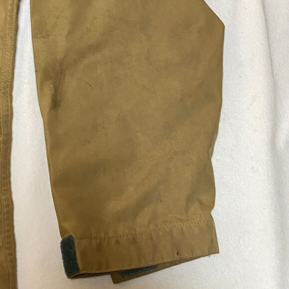 Vintage Holubar Gore tex hooded rain jacket cargo pockets work stains Large - Picture 5 of 12